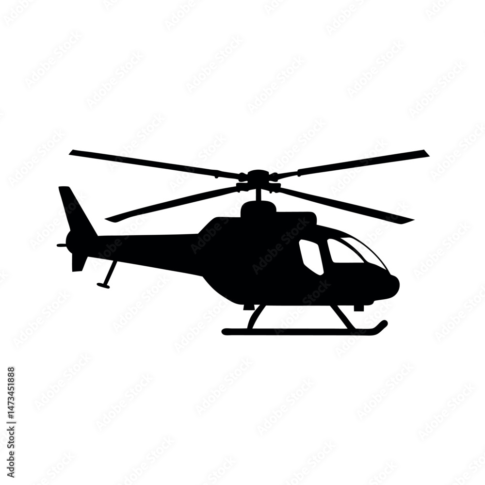 Helicopter Aviation Vehicle Vector Design Helicopter Aviation Vehicle Vector Design