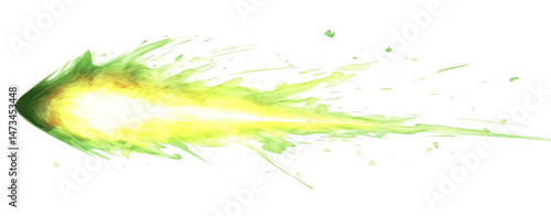 Bright Green Energy Blast, Sci fi Effect