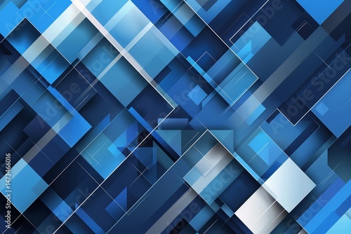 vector stylish blue geometric abstract background
