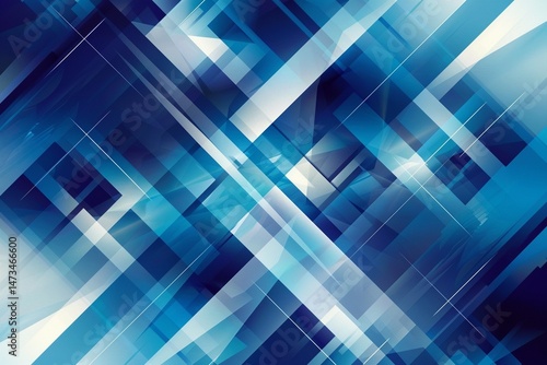 vector stylish blue geometric abstract background