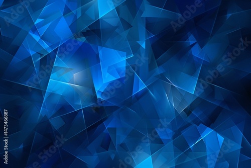 vector stylish blue geometric abstract background