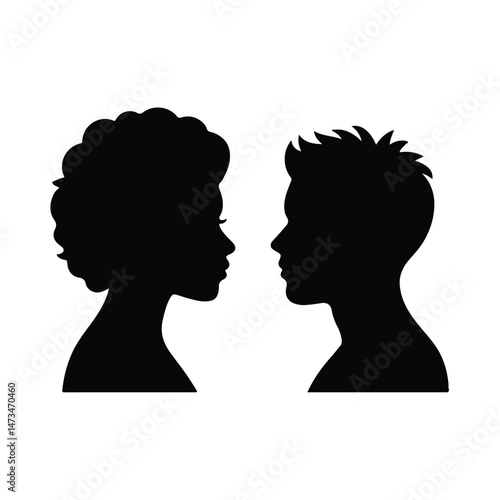 African Child Day Minimalist Silhouette Artwork