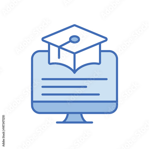 distance learning Vector icon