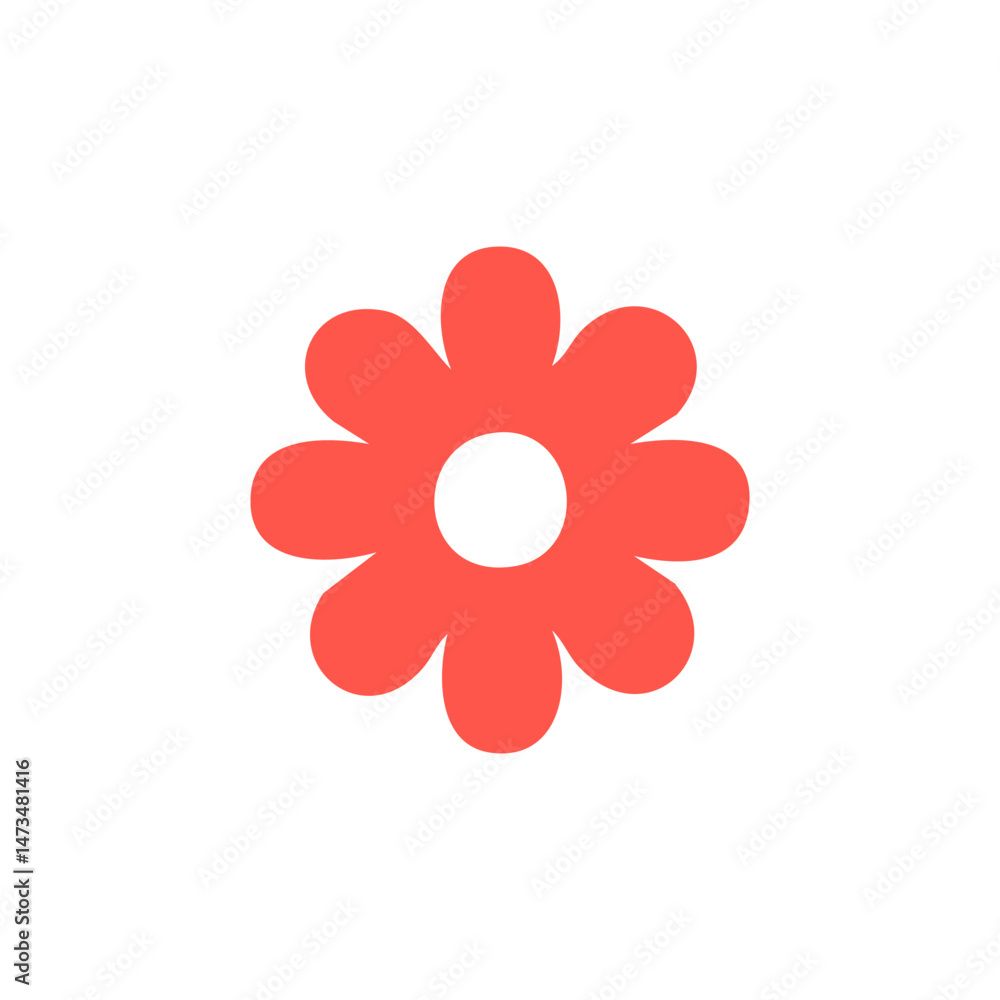 Simple Coral Flower Icon (1) Simple Coral Flower Icon (1)