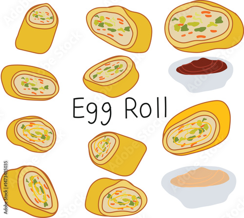 egg roll set egg rollpattern