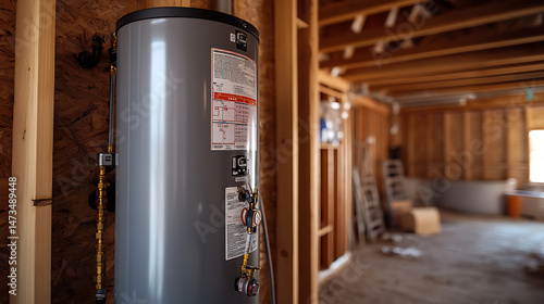 Wallpaper Mural Water Heater Installation in Unfinished Basement Torontodigital.ca