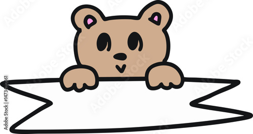 곰돌이이름표
