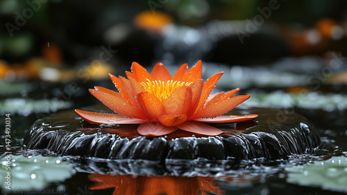 flower in water