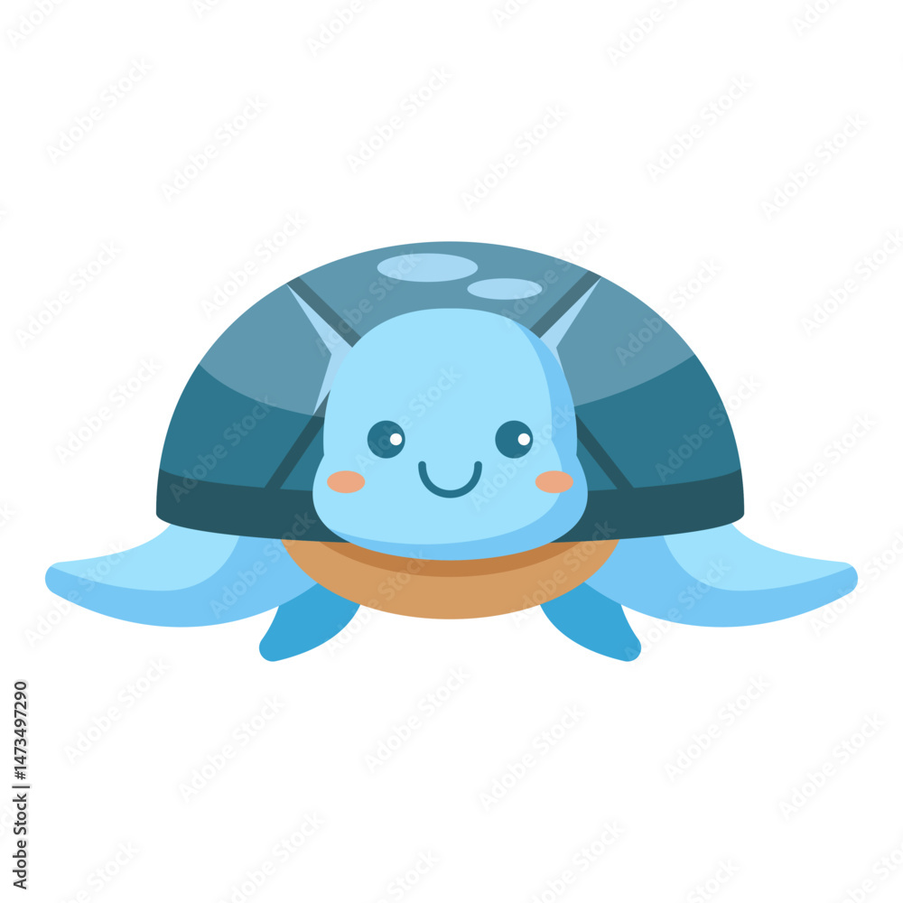 Fototapeta premium Turtle from front side