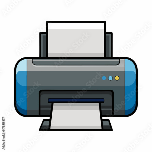 printer vector illustration
