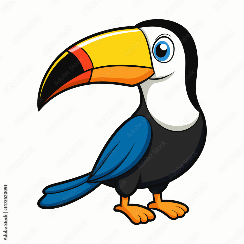 Fototapeta premium toucan bird vector illustration