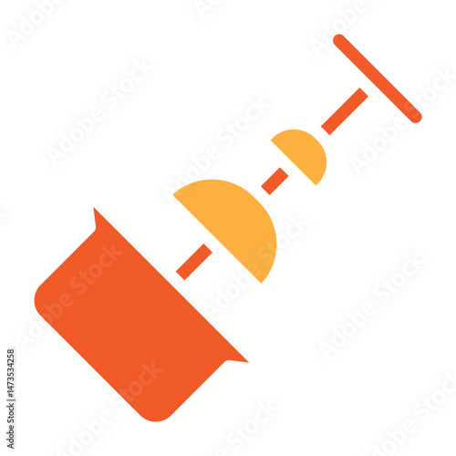 Chocolate Fountain Vector Glyph Two Colors Icon Design