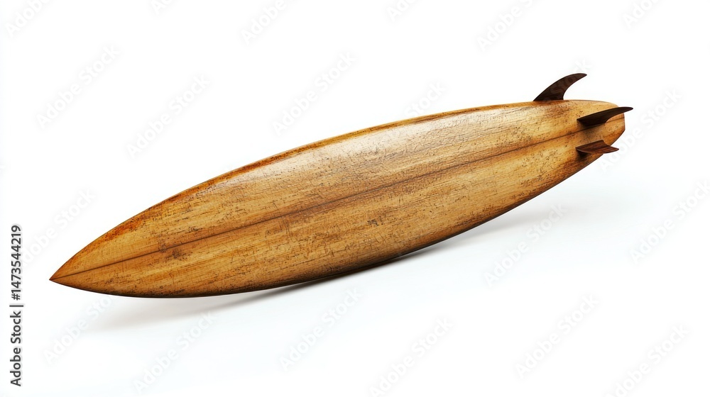 Obraz premium Surfboard isolated on white background