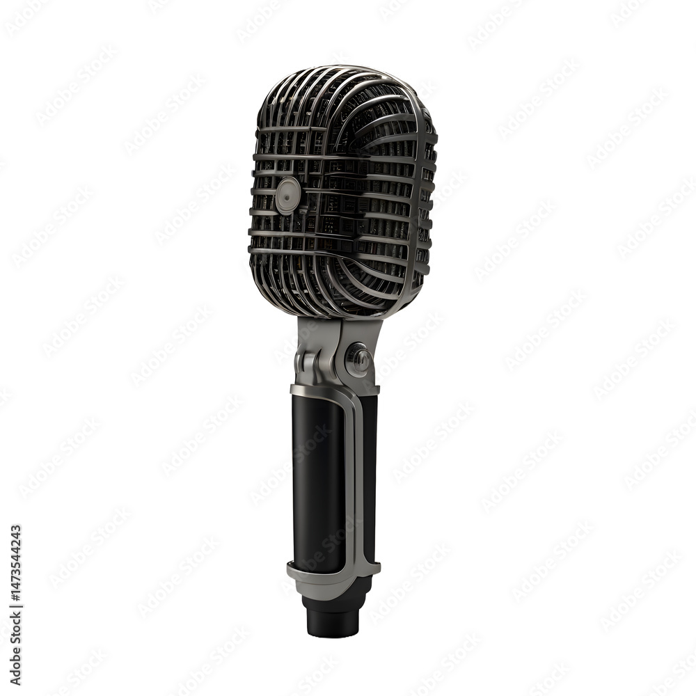 Fototapeta premium microphone isolated on white
