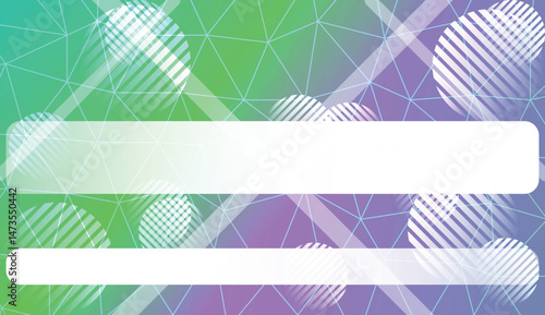 Abstract triangles, line, circle, space for text template. Decorative design for your idea. Vector illustration.