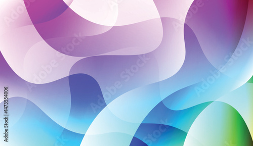 Modern Wavy Background. For Creative Templates, Cards, Color Covers Set. Vector Illustration with Color Gradient.