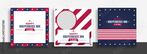Independence Day Covers Set American holiday