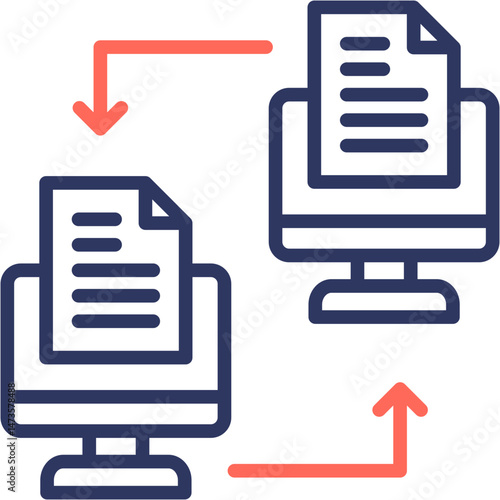 Data Sharing Icon