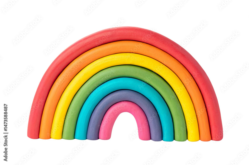 Obraz premium rainbow colored plasticine