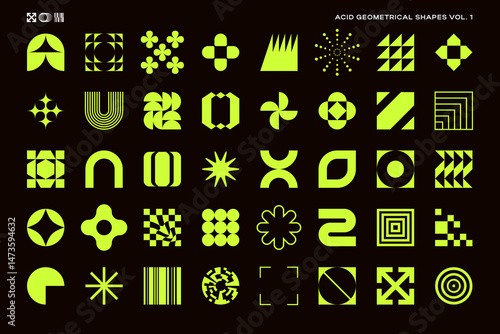Acid Geometrical Shapes Set