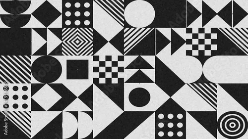 black and white seamless pattern
