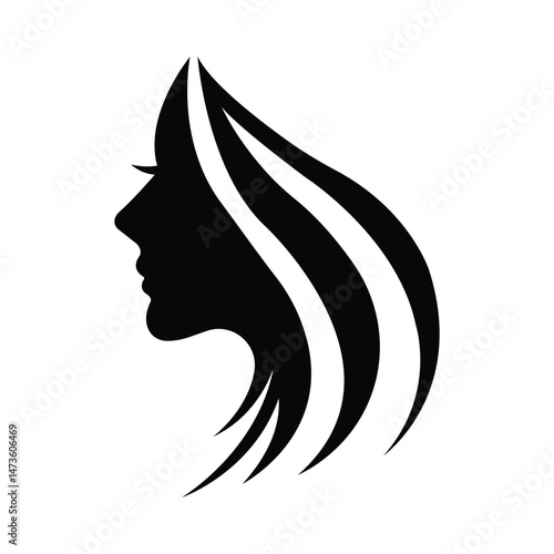 woman logo icon vector