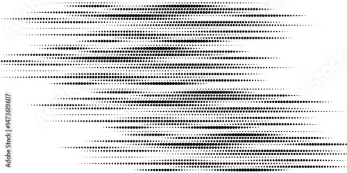 Set of halftone dots gradient pattern texture isolated on white background. Straight dotted spots using halftone circle dot raster texture. Vector blot half tone collection.