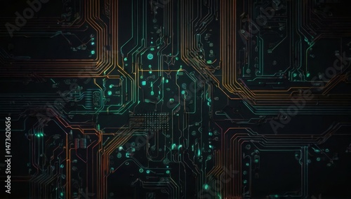 Minimal digital interface concept with holographic display.