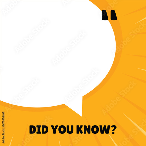 Trivia Day Design Background, Did you know, Question Mark Facts