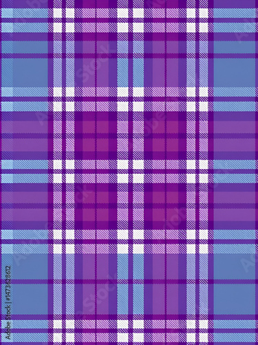 Attire textile plaid vector, trendy pattern fabric texture. Manufacturing seamless check background tartan in purple and light colors.