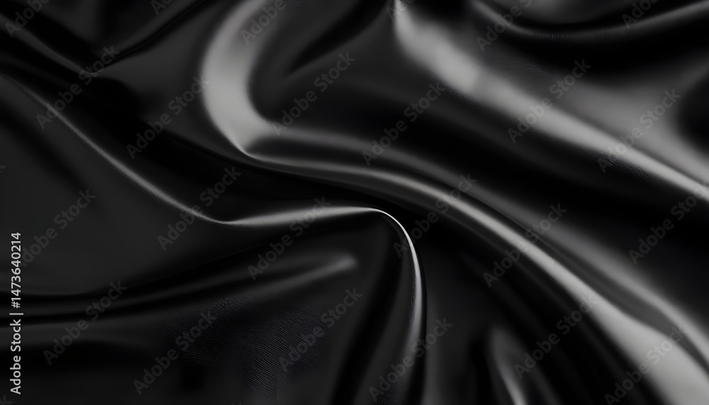 Black natural leather as background, top view Black natural leather as background, top view