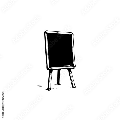 Stylized chalkboard illustration showcasing simplicity and minimalist design