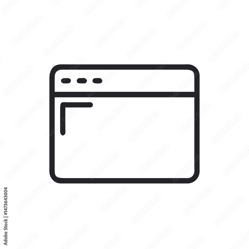 internet browser tab symbol minimal icon white internet browser tab symbol minimal icon white