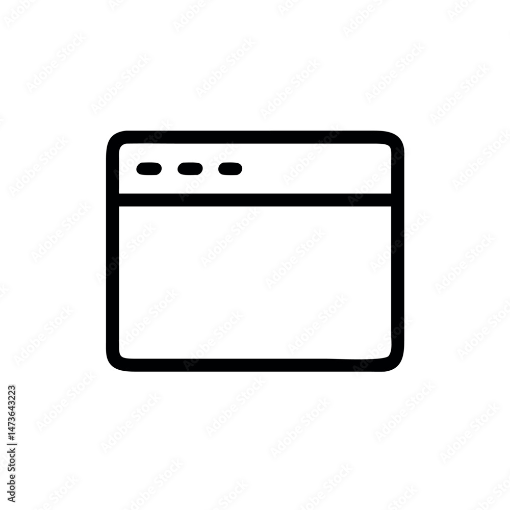 web browser tab symbol line art in white web browser tab symbol line art in white