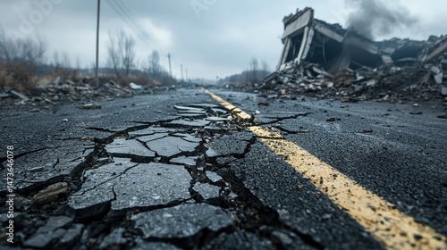Resilience in urban areas disaster recovery efforts after earthquake damage to environment and communities