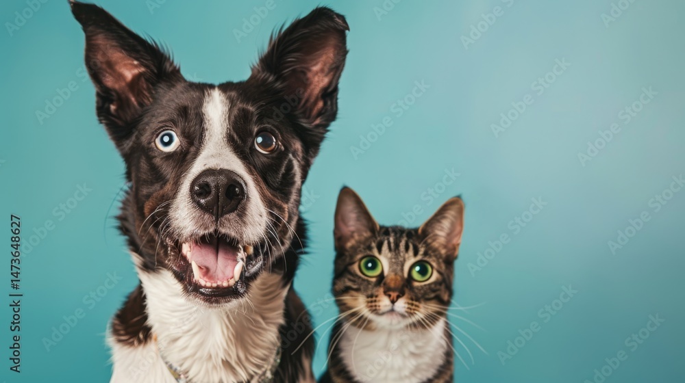 The Dog and Cat Portrait The Dog and Cat Portrait