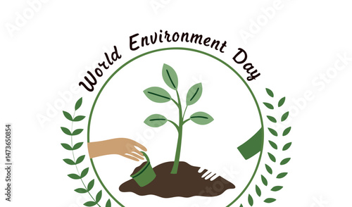 World environment day vector for celebrating worldwide