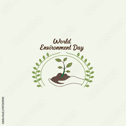 World environment day vector for celebrating worldwide