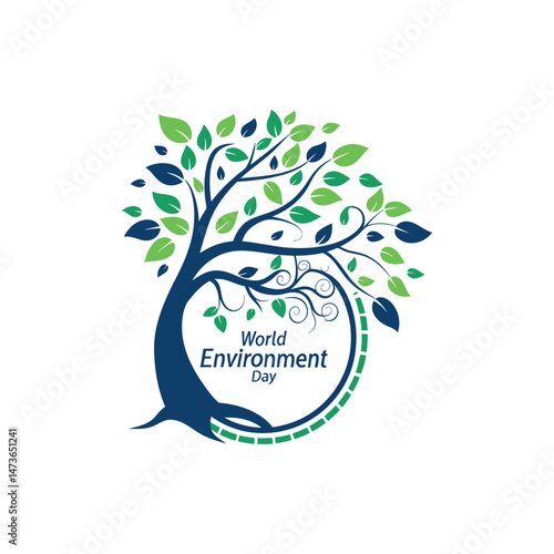 World environment day vector for celebrating worldwide