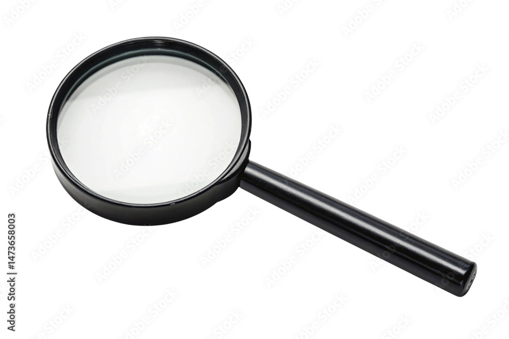 magnifying glass on white background magnifying glass on white background
