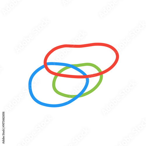 colorful rubber bracelets