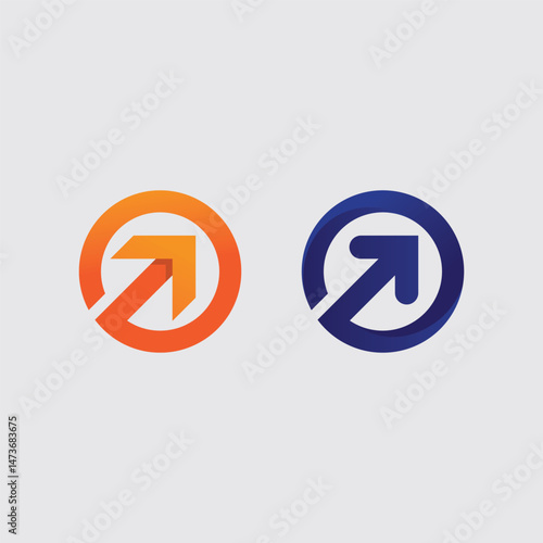 Dynamic Curved Arrow Logo for Fast Services Free Download Dynamic Curved Arrow Logo for Fast Services - GFXLoad