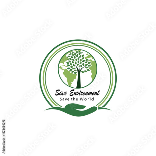 World environment day vector for wishing worldwide 