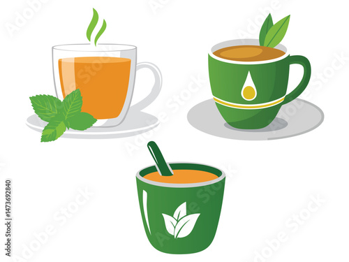 vector illustration of a Chimarrão (Traditional Herbal Tea from Southern Brazil)