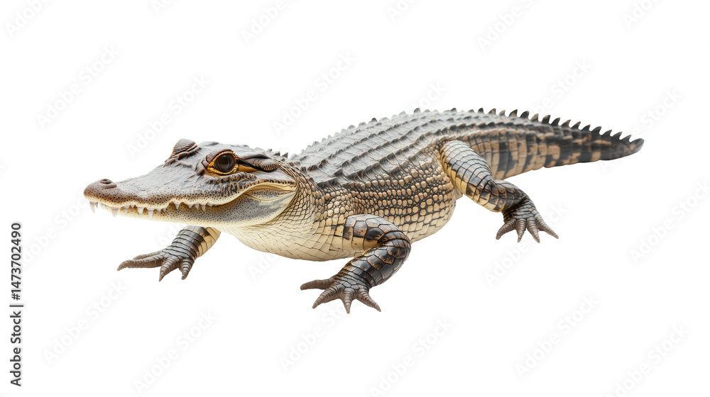 Wild crocodile animal wildlife in studio Wild crocodile animal wildlife in studio
