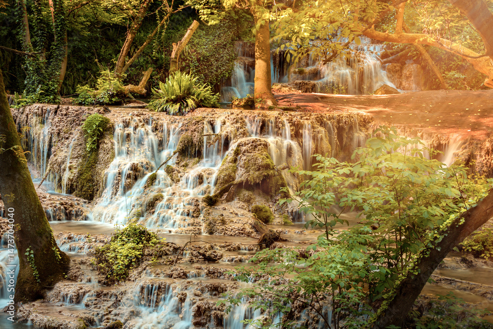 Spring view, Krushuna waterfalls, Bulgaria