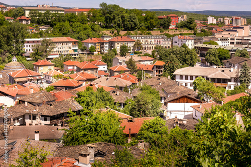 Obraz na płótnie Lovech, Bulgaria Old town houses, Varosha w salonie