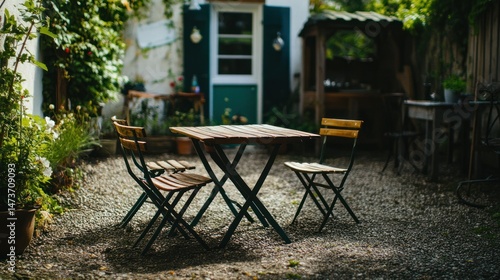 Wallpaper Mural Outdoor Patio Dining Area Torontodigital.ca