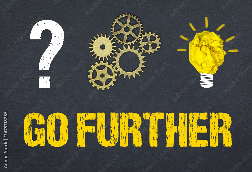 Fototapeta premium Go further 