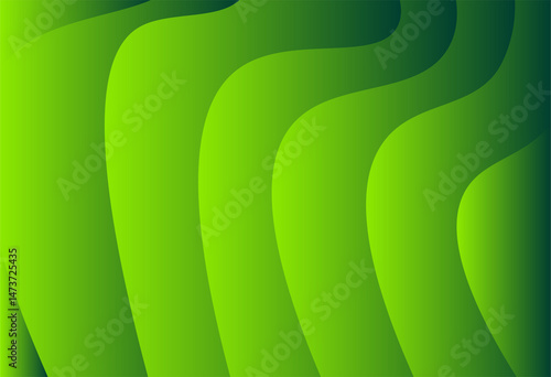 Liquid background with Green color combination